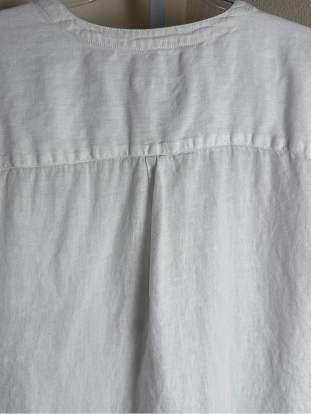 Love Linen J. Jill Button Front Blouse XS Natural Fibers Sustainable Lagenlook - Picture 8 of 10